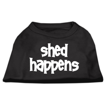 Shed Happens Screen Print Shirt Black Lg