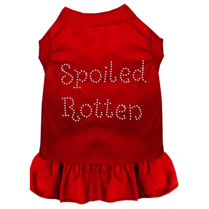 Spoiled Rotten Rhinestone Dress Red 4X