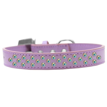 Sprinkles Dog Collar AB Crystals Size 12 Lavender