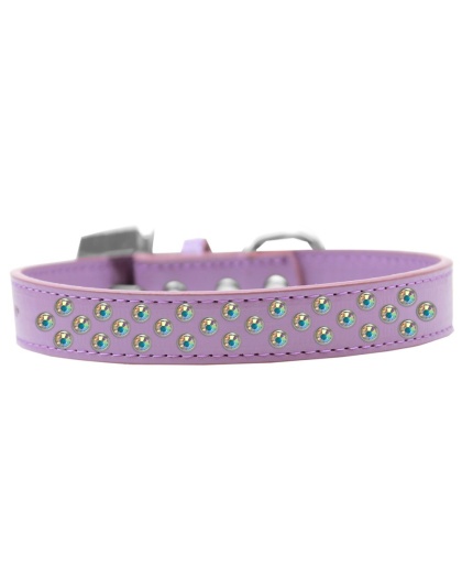 Sprinkles Dog Collar AB Crystals Size 12 Lavender