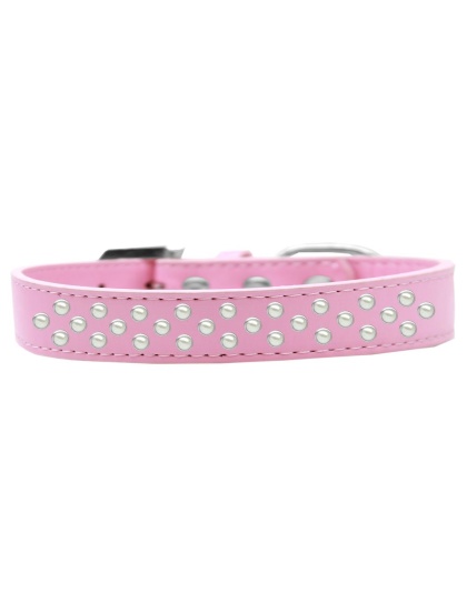 Sprinkles Dog Collar Pearls Size 12 Light Pink