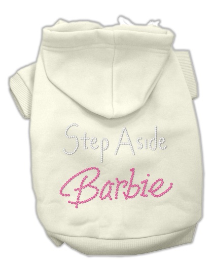 Step Aside Barbie Hoodies Cream L