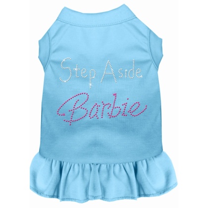 Step Aside Barbie Rhinestone Dress Baby Blue 4X