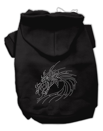 Studded Dragon Hoodies Black L