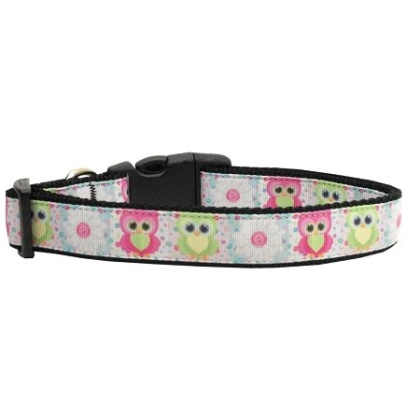 Sweet as Sugar Owls Nylon Cat Collar