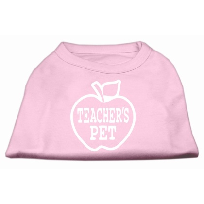 Teachers Pet Screen Print Shirt Light Pink L