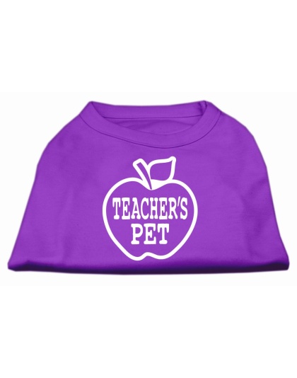 Teachers Pet Screen Print Shirt Purple L