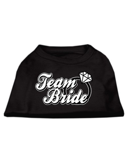 Team Bride Screen Print Shirt Black Lg