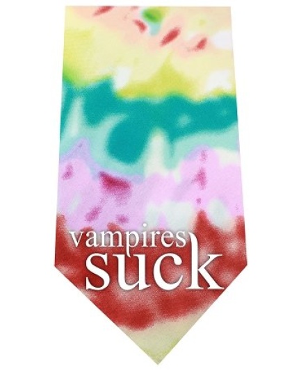 Vampires Suck Screen Print Bandana Tie Dye