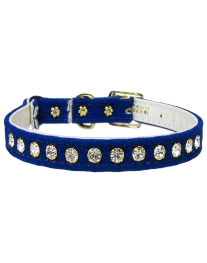 Velvet Cat Safety w/Band Collar Blue 10