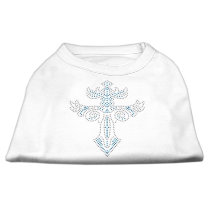 Warrior's Cross Studded Shirt White L