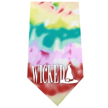 Wicked Screen Print Bandana Tie Dye